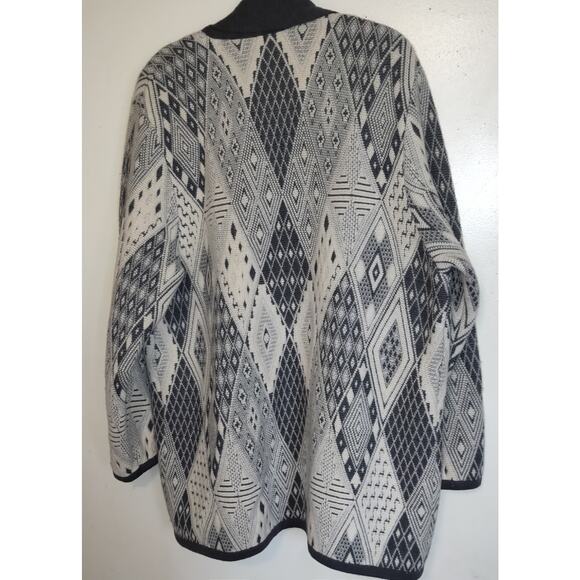 Vintage Arthur Kohler Cardigan Sweater PLUS Sz 20 Wool Angora Grandpacore London - Picture 2 of 16